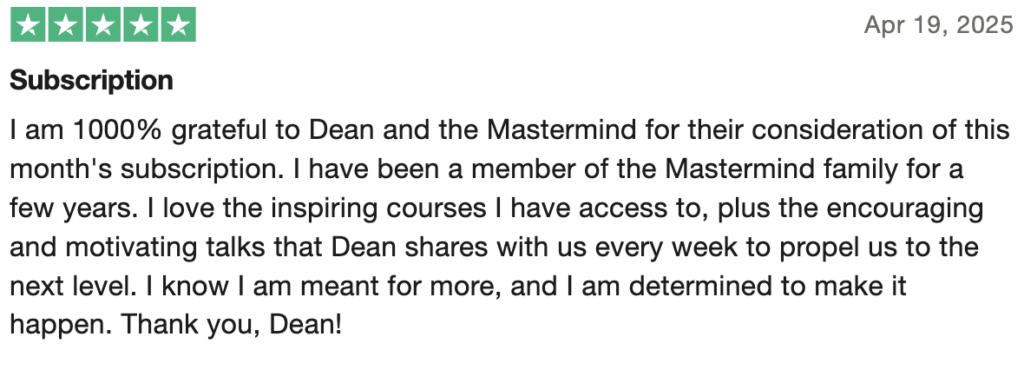 5 Star Review Of Mastermind 